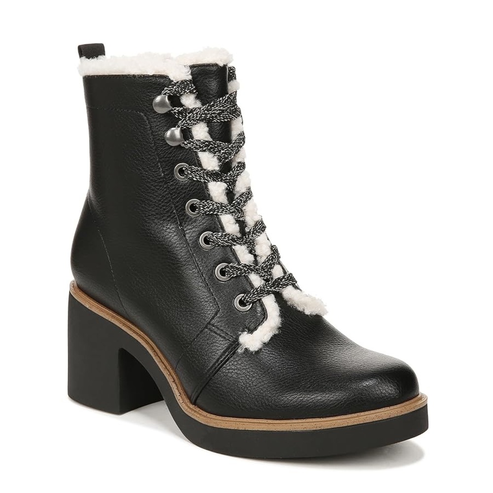 LifeStride Velocity 2.0 Rhodes Cozy Black Lace Up or Zip Up Sz 7.5, 10, 11 BNWB